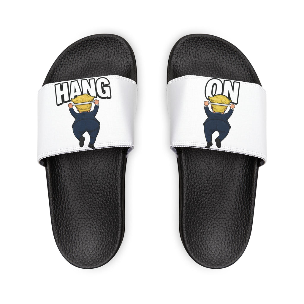 Slides Sandals Trump “Hang On” Design