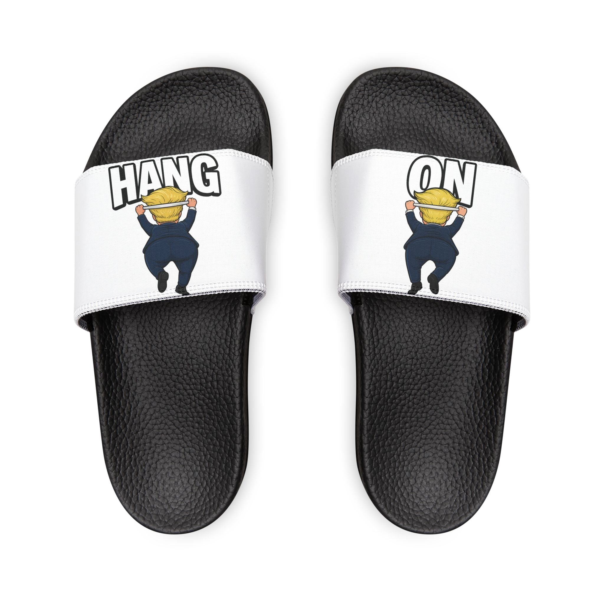 Slides Sandals Trump “Hang On” Design
